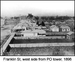 Franklin St, west side from PO tower 1886